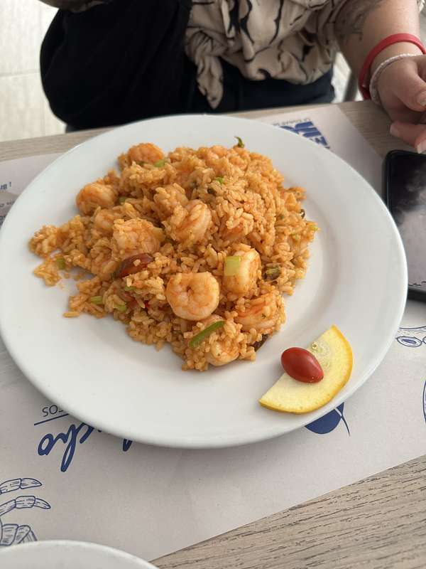 Arroz con Camarones — Garnelenreis