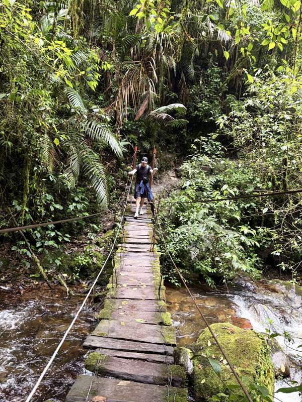 Christoph überquert die gleiche Brücke